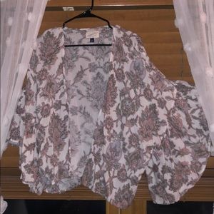 Universal Thread Floral Flowy Cardigan